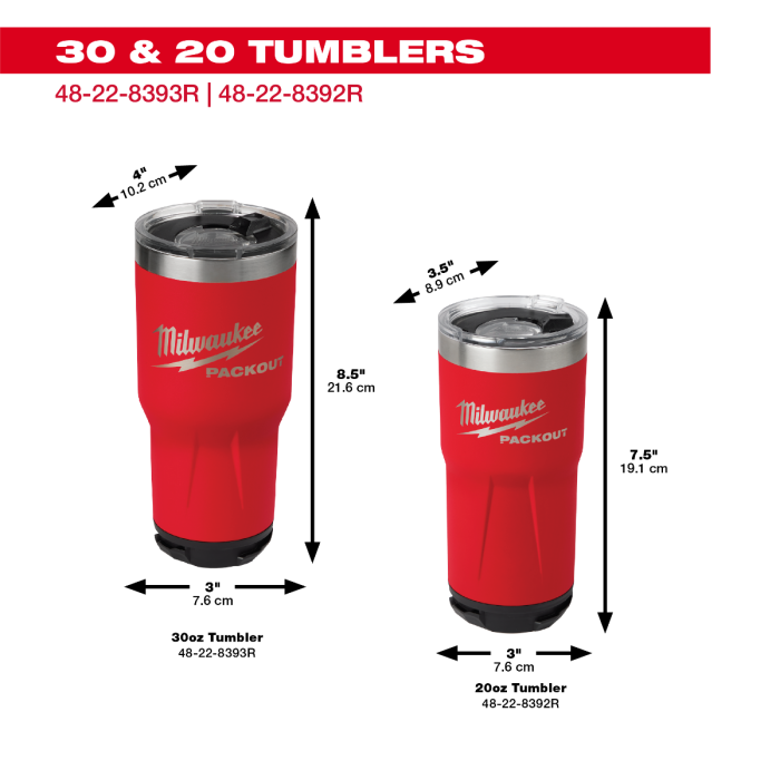 ミルウォーキー PACKOUT タンブラー（メガ・890mL） 48-22