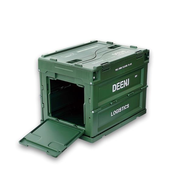 DEEN.J　折り畳みコンテナ　マットアーミーグリーン  20L　DNJFDBXMAG20V2