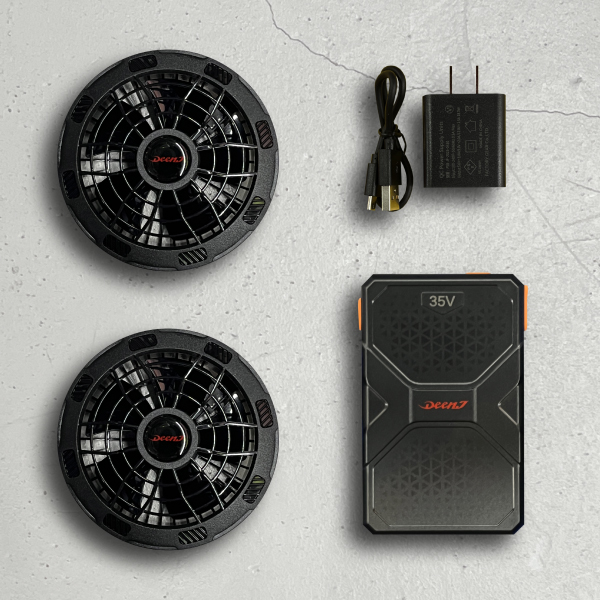 DEEN.J 　充電式 35Vエアクール用バッテリー　DNJAC35V-BATT