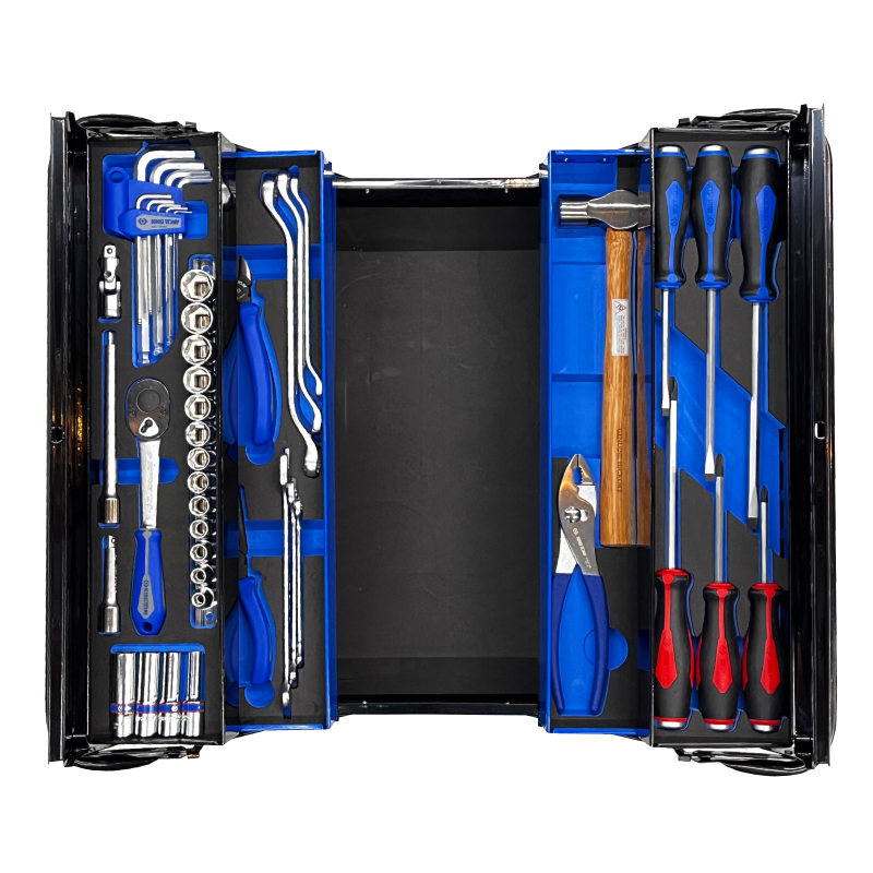 キングトニー　GEAR SET KINGTONY 両開き工具ｾｯﾄ 47PC
