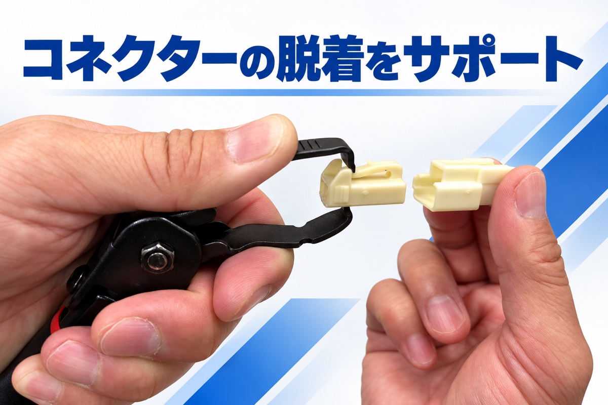 コネクターの脱着をサポートする使用例