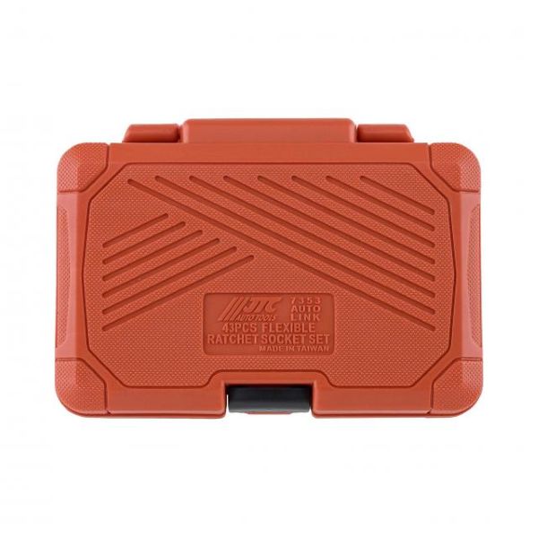 JTC 43PCS ダブルエンド首振りラチェットソケットセット JTC7353