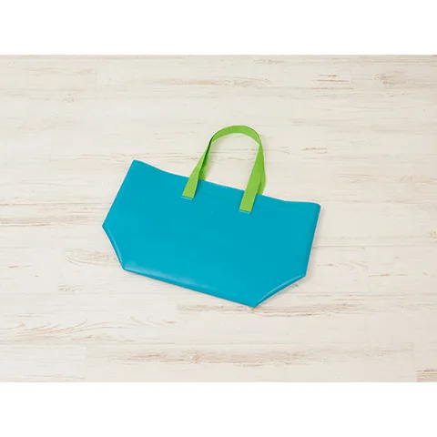 バッグ ZAB トートバッグL ブルーグリーンXライトグリーン（約28L） ZAB-L-BG