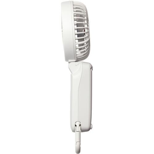 リズム　ハンディファン　首掛け・持つ・卓上の３Ｗａｙ　ＵＳＢ充電式　ＤＣモーター　２重反転ファン　ライトグレー　「Ｓｉｌｋｙ　Ｗｉｎｄ　Ｍｏｂｉｌｅ　３．２」　9ZF040RH08