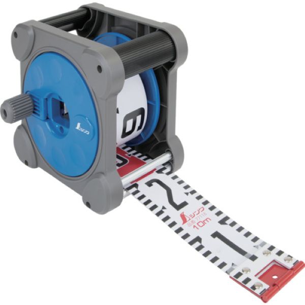 R isa☆ページです シンワ ロッドテープ ガラス繊維製 10m巾60mm リール付 JIS 77737