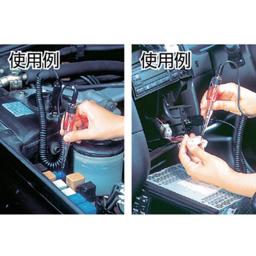 アネックス　ブザー＆ＬＥＤオートテスター　ワニ口クリップ・コード付　2135-A
