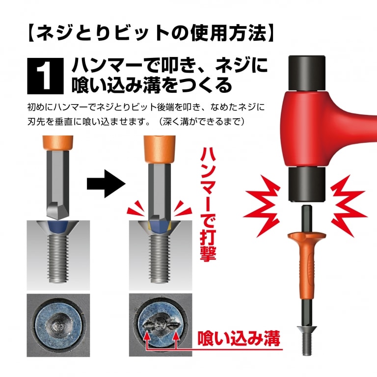 アネックス　ネジ取りインパクト7PCセット　1903-NS1