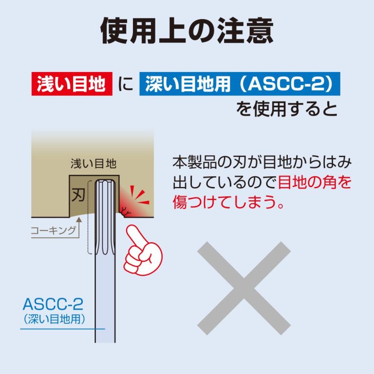 アネックス　速コーキングカッター　深い目地用　ASCC-2