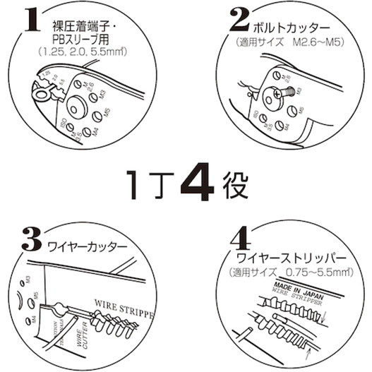 エビ　電装圧着工具（FK3A）　FK3A