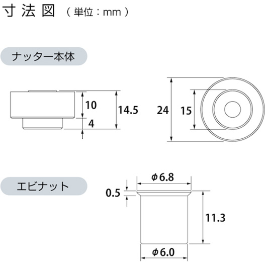 エビ　ちょっとナッター2　M4用　HNC24M