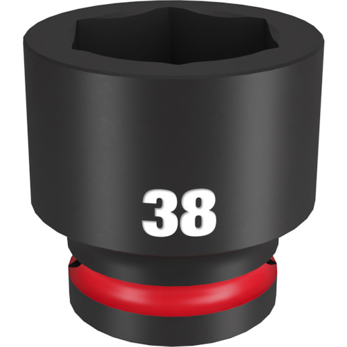 ミルウォーキー　ＳＨＯＣＫＷＡＶＥ　ＩＭＰＡＣＴ　ＤＵＴＹ　インパクトソケット　３／４インチ（１９ｍｍ）角　３８ｍｍ　49-66-6376