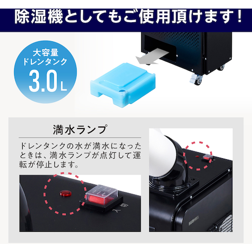 アイリス　１０６２１０　スポットクーラー　１．８ｋＷ　ISAC-0802-B
