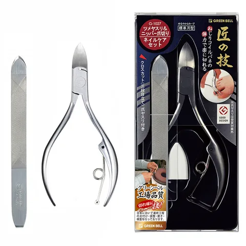 グリーンベル ステンレス製製巻き爪専用ニッパーつめきり G-1029