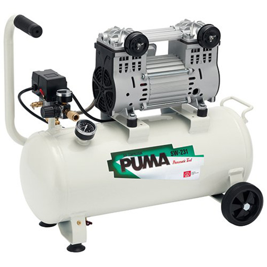 PUMA 100Vオイルフリーエアーコンプレッサー（静音式） | ファクトリー 