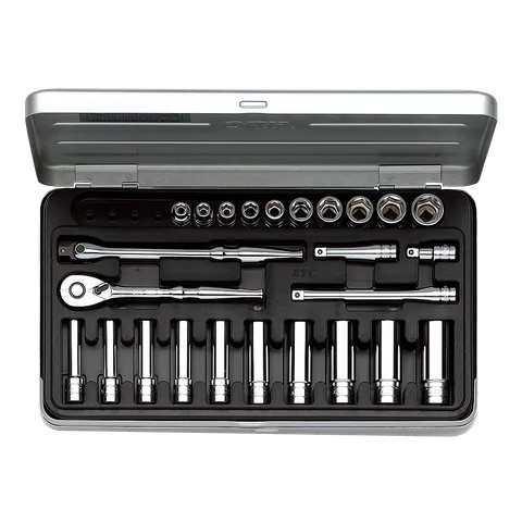 KTCラチェットセット工具　おまけ付き KTC 1/2ラチェットソケットセット19点組 | ABIT-TOOLS