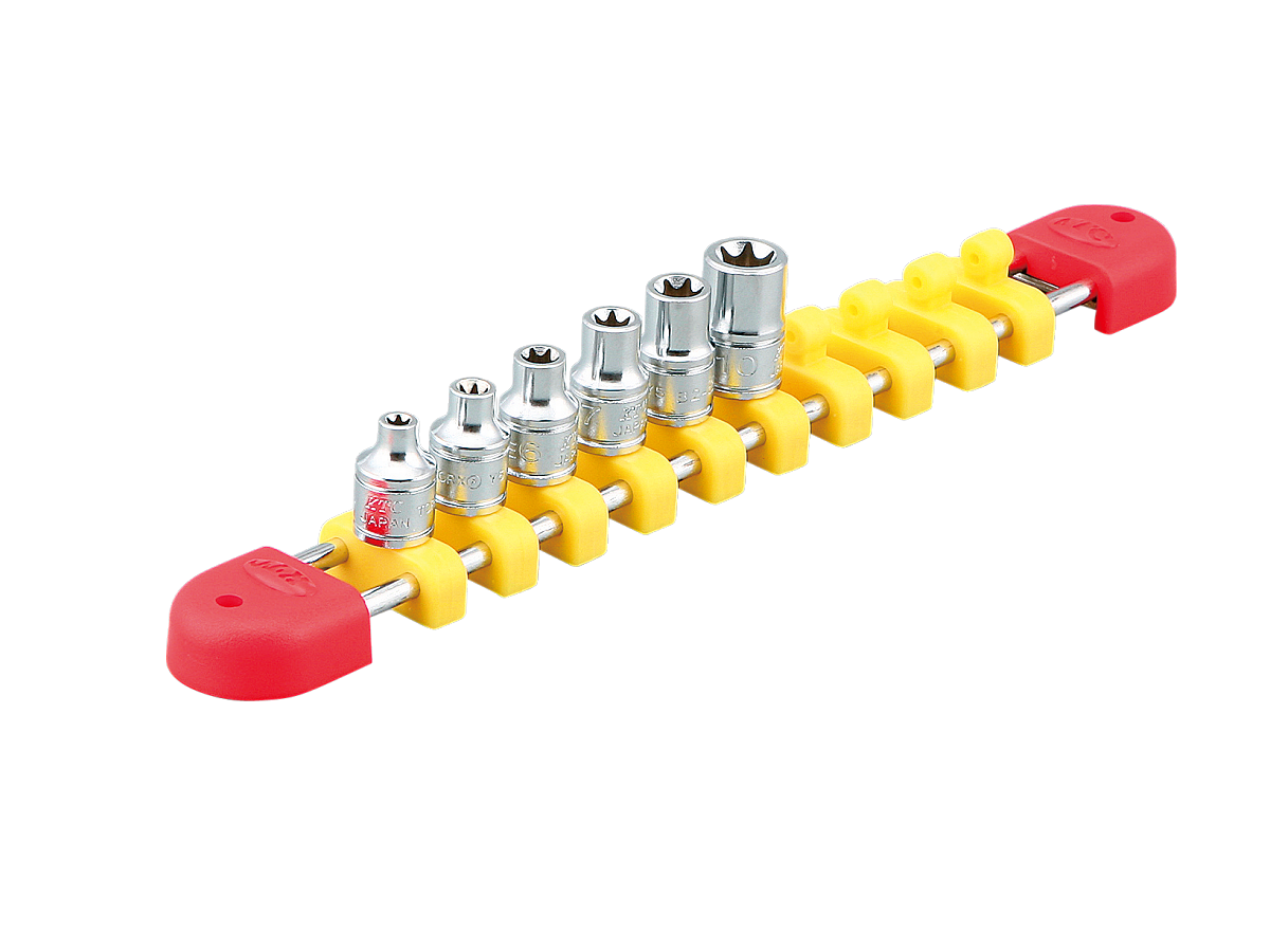 KTC　1/4SQ　Ｅ型トルクスレンチセット［６コ組］　TB2E06