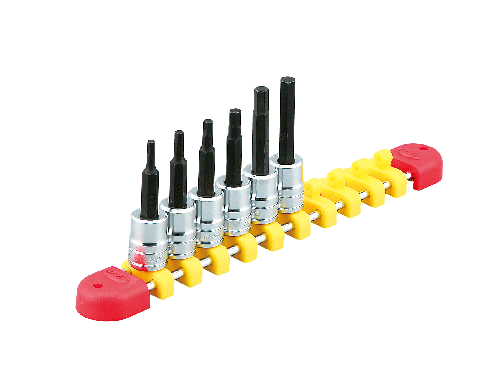 KTC　1/4SQ　ヘキサゴンビットソケットセット［６コ組］　TBT206BH