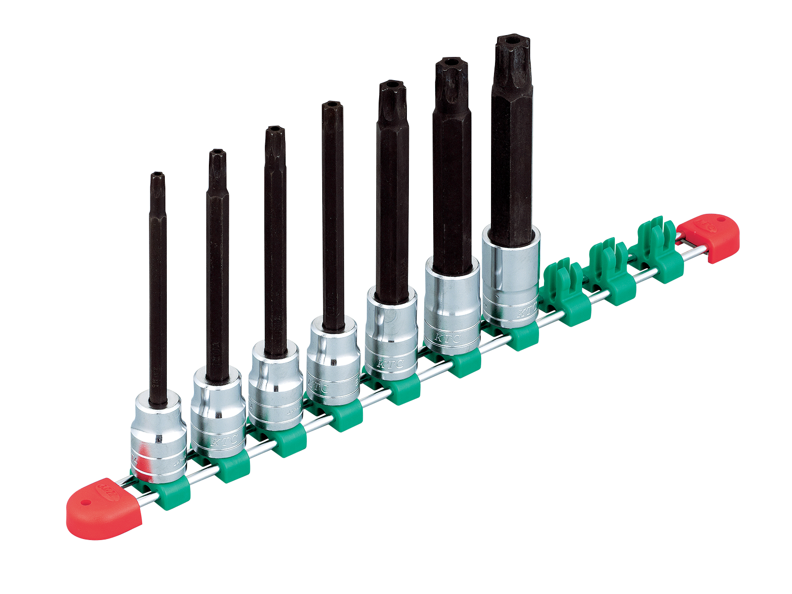 KTC　1/2SQ　ロングＴ型いじり止めトルクスビットソケットセット［７コ組］　TBT4L07TH
