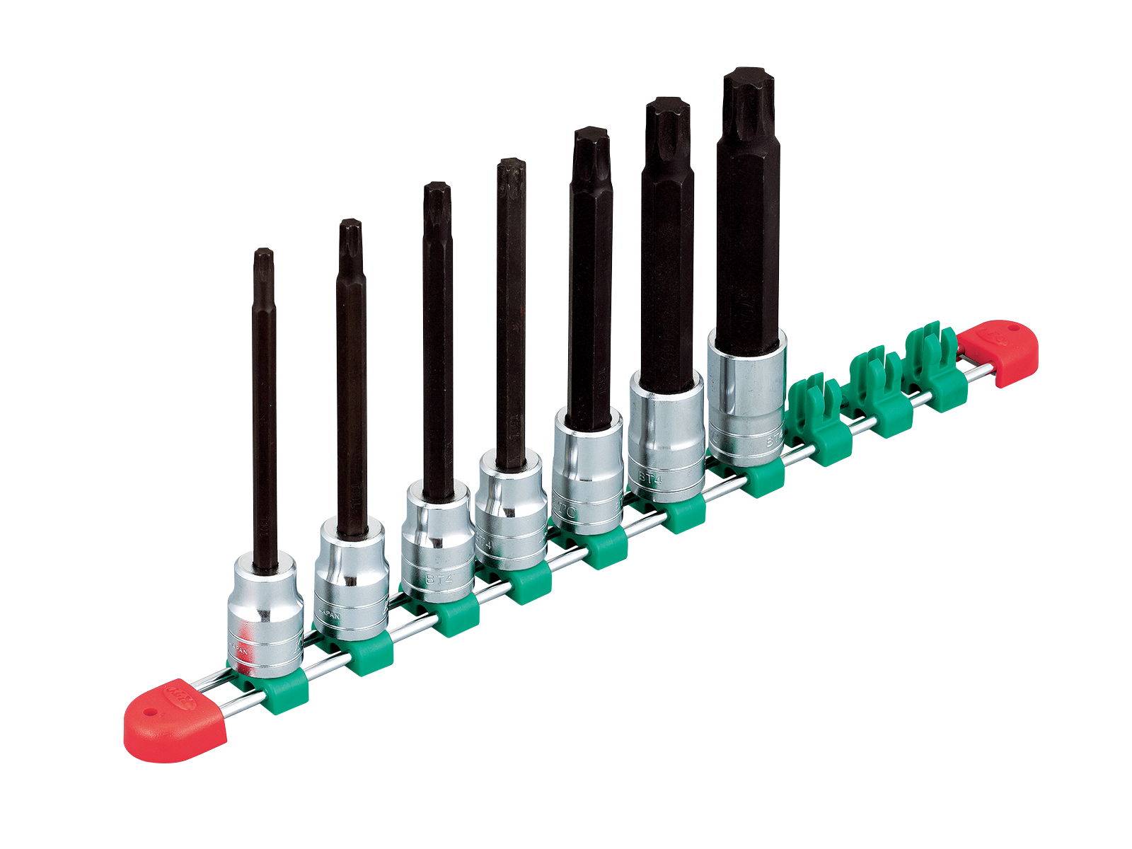 KTC　1/2SQ　ロングＴ型トルクスビットソケットセット［７コ組］　TBT4L07T