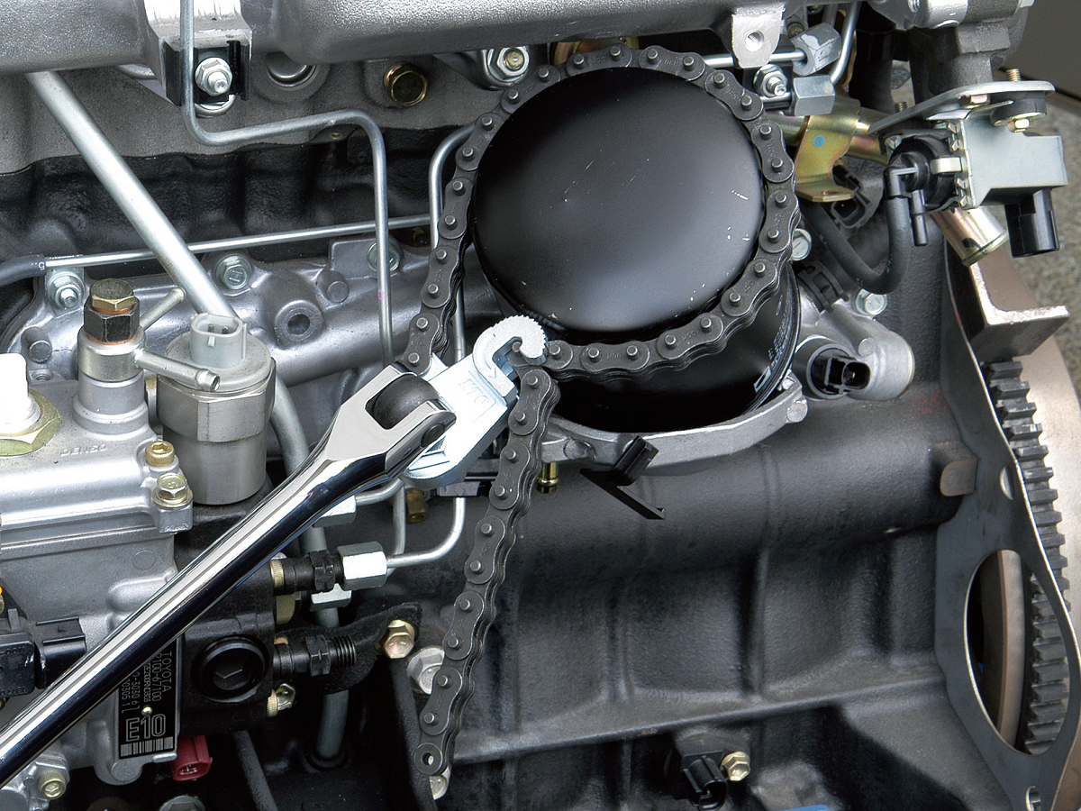 KTC　チェーン型オイルフィルタレンチ　AE502