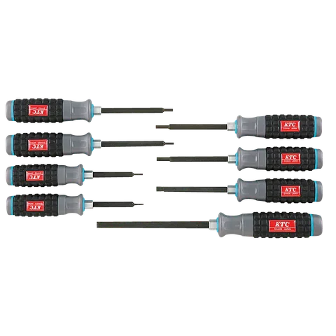 【在庫セール】京都機械工具(KTC) 樹脂柄ドライバセット貫通タイプ[8本組] KTC 【5月の特価品】KTC TPMD18 樹脂柄ドライバーセット 貫通タイプ [8