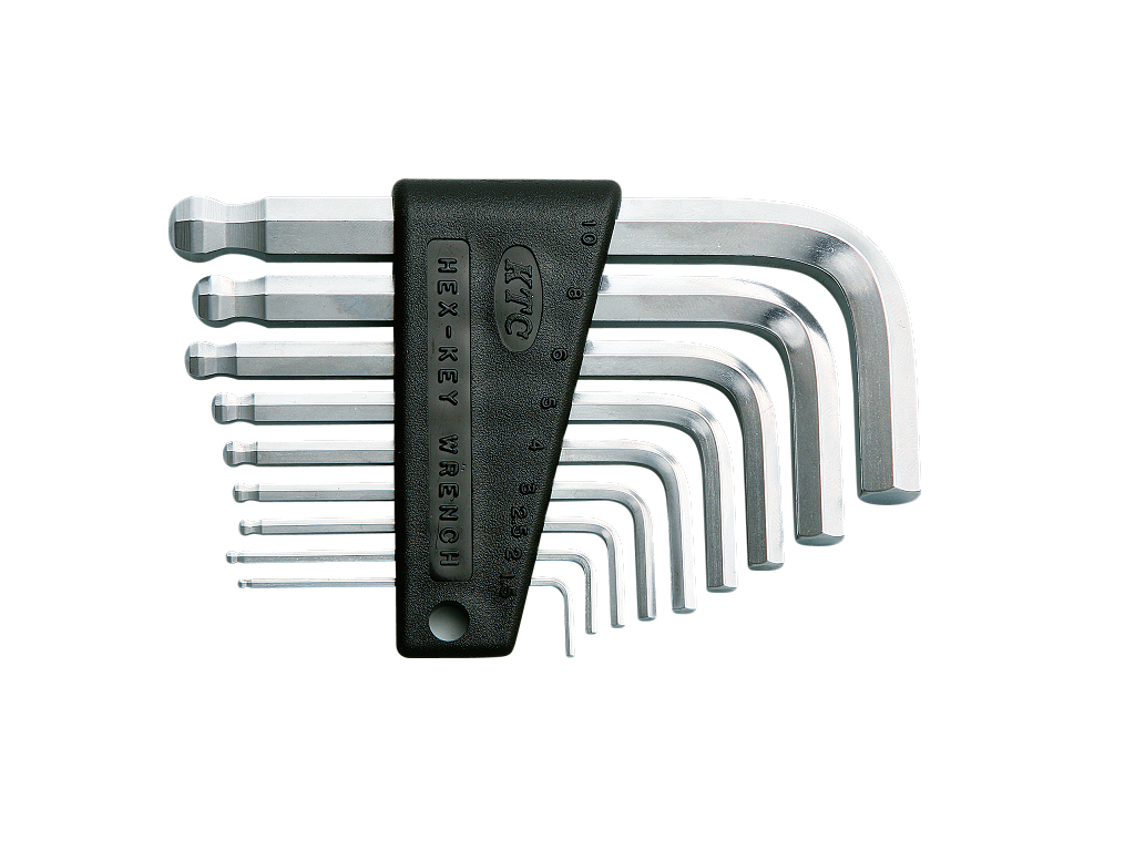 KTC　ハイグレードボールポイントＬ型スタンダード六角棒レンチセット［９本組］　HLD2009