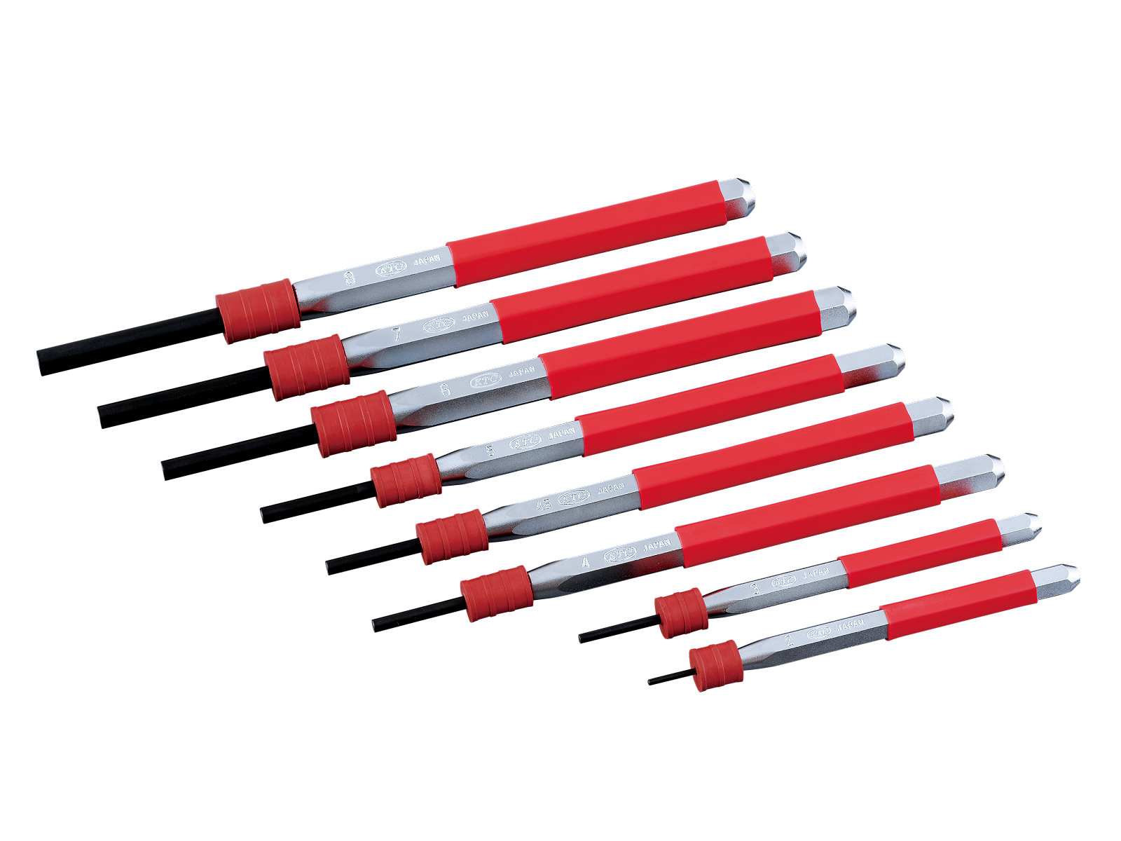 KTC　ノックピンポンチセット［８本組］　PK8