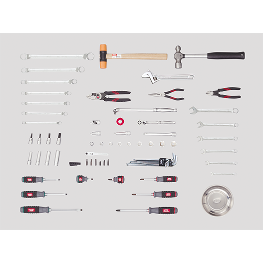 KTC 3/8SQ 工具セット（チェストタイプ）[68点] SK36813XA