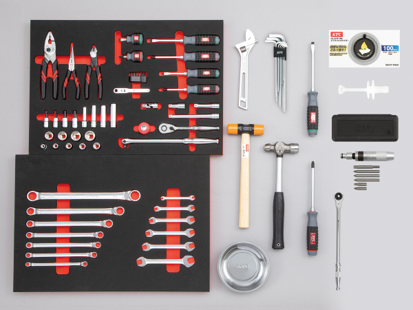 KTC　ローラーキャビネットセット【72点】（5段5引出し）　SKセール2026　SK37226RXS