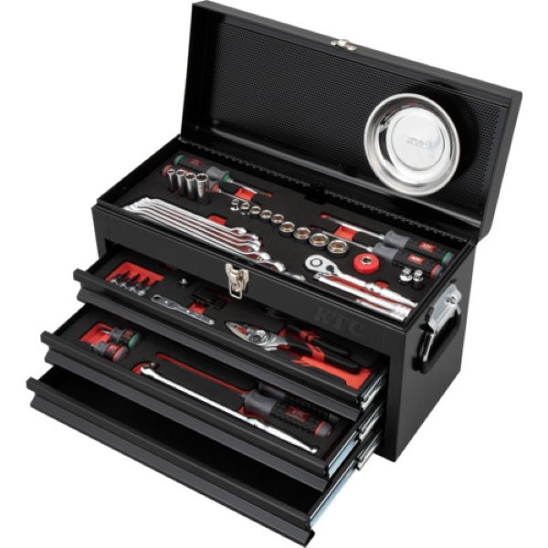 KTC　9.5sq.スタンダードセット【66点】（3段3引出し）　SKセール2026　SK36626XBK