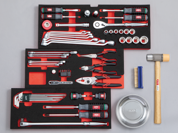 【値下】SA 9枚セット KTC 12.7sq.スタンダードセット【60点】（3段3引出し） SKセール2026