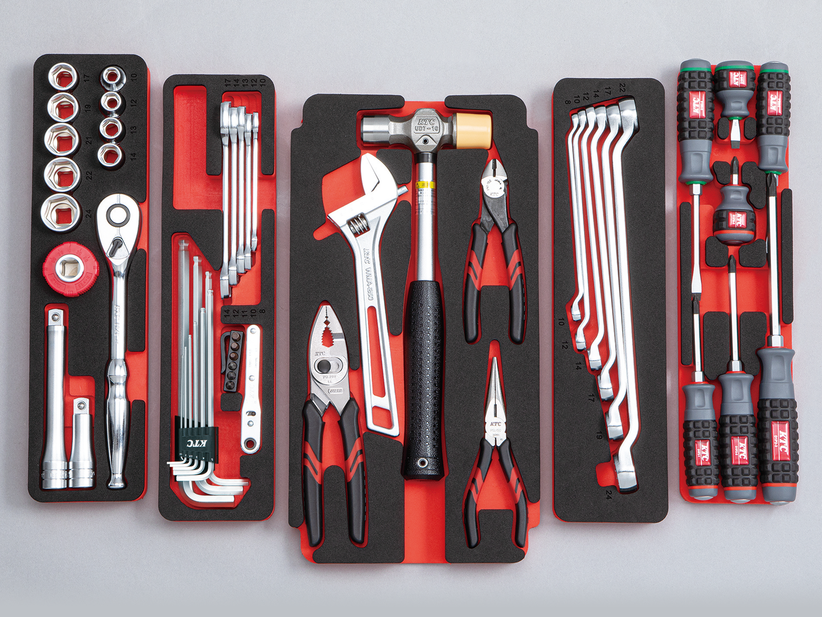 KTC 12.7sq.両開き樹脂ケースセット【56点】 SKセール2026 SK45226P