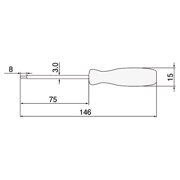 エンジニア　特殊ネジ用ドライバー　Ｔ４　DT-04