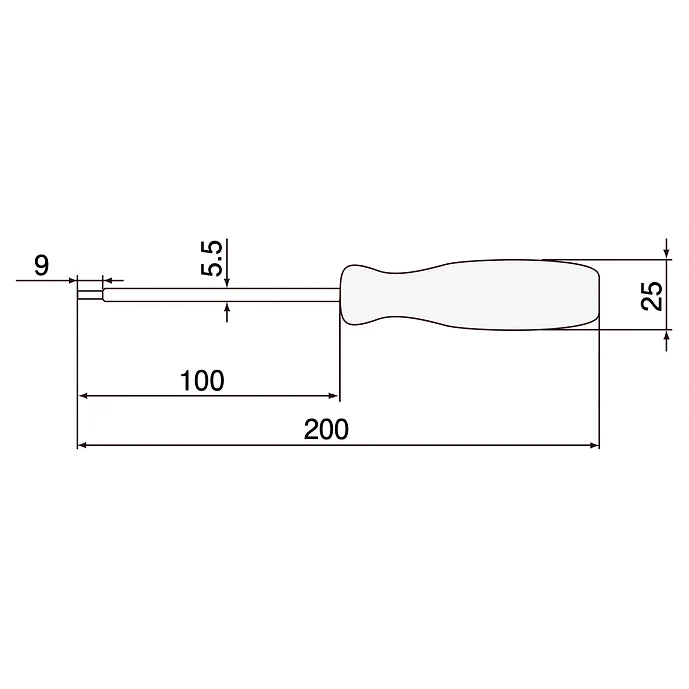 エンジニア　特殊ネジ用ドライバー　Ｔ１０　DT-10
