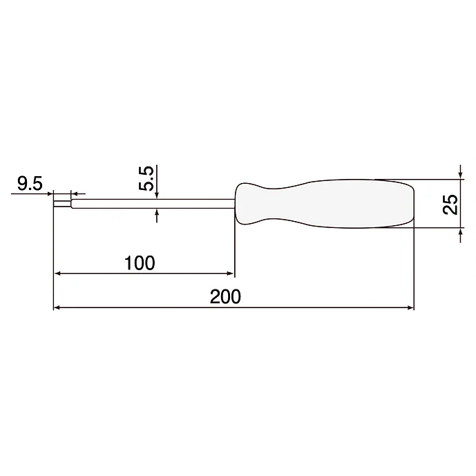 エンジニア　特殊ネジ用ドライバー　Ｔ２０　DT-20