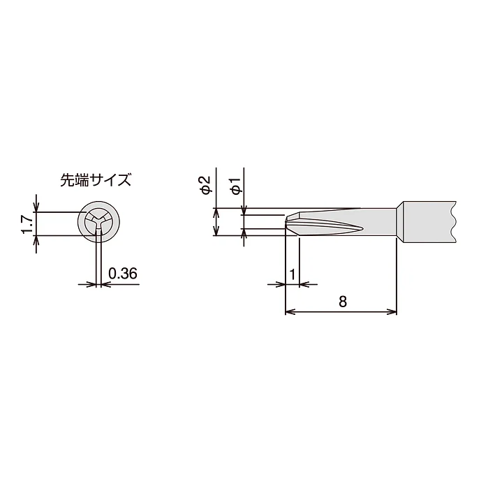 エンジニア　ベンツドライバー　１．７ｍｍ　DTY-02
