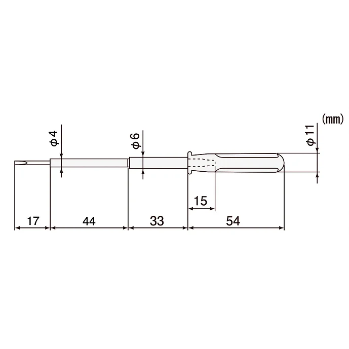 エンジニア　セラミック調整ドライバー　－０．４×２．４　DA-72