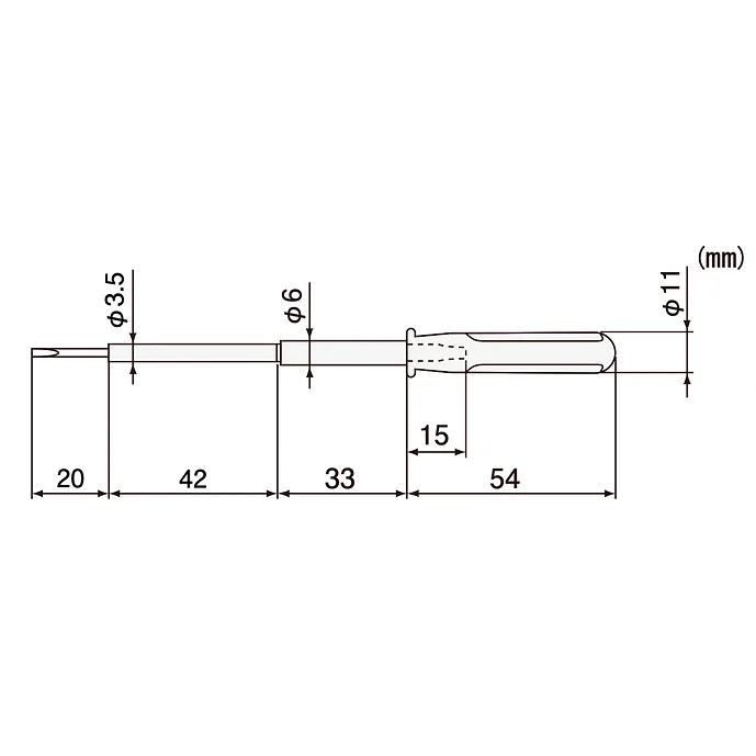 エンジニア　セラミック調整ドライバー　－０．４×０．９　DA-73