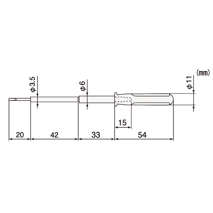 エンジニア　セラミック調整ドライバー　－０．４×１．３　DA-74