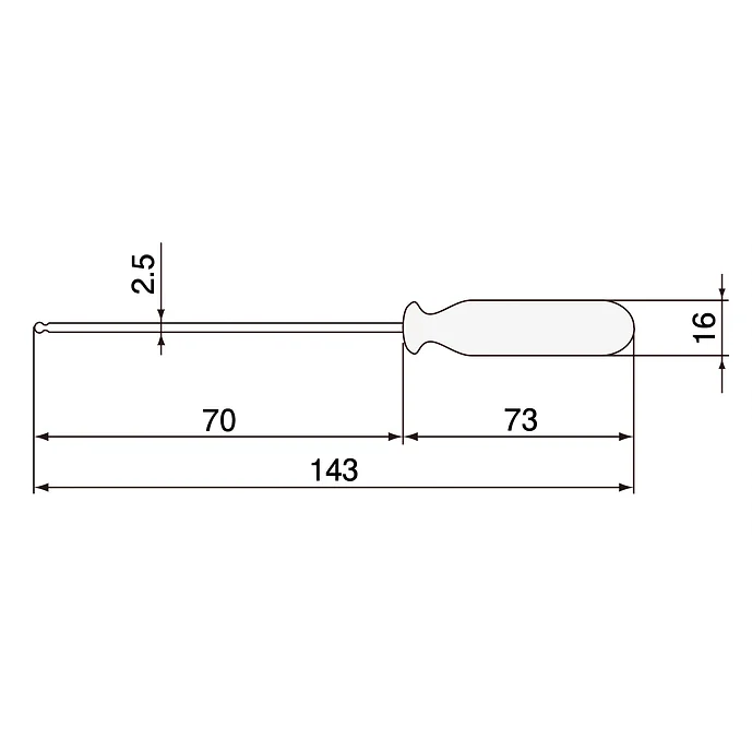 エンジニア　ボールドライバー２．５ｍｍ　DB-25