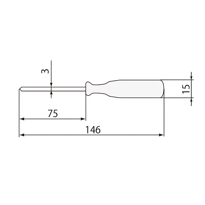 エンジニア　プロユースドライバー　－３．０×０．３５　DP-13