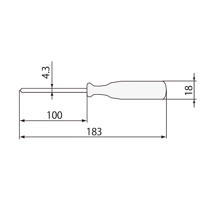 エンジニア　プロユースドライバー　－４．３×０．５　DP-34