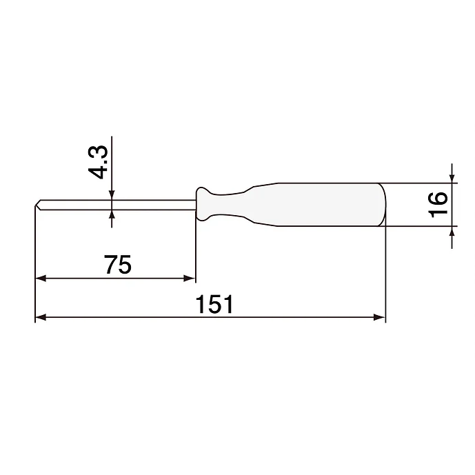 エンジニア　スタンダードドライバー　＋♯０　１５１ｍｍ　DS-23