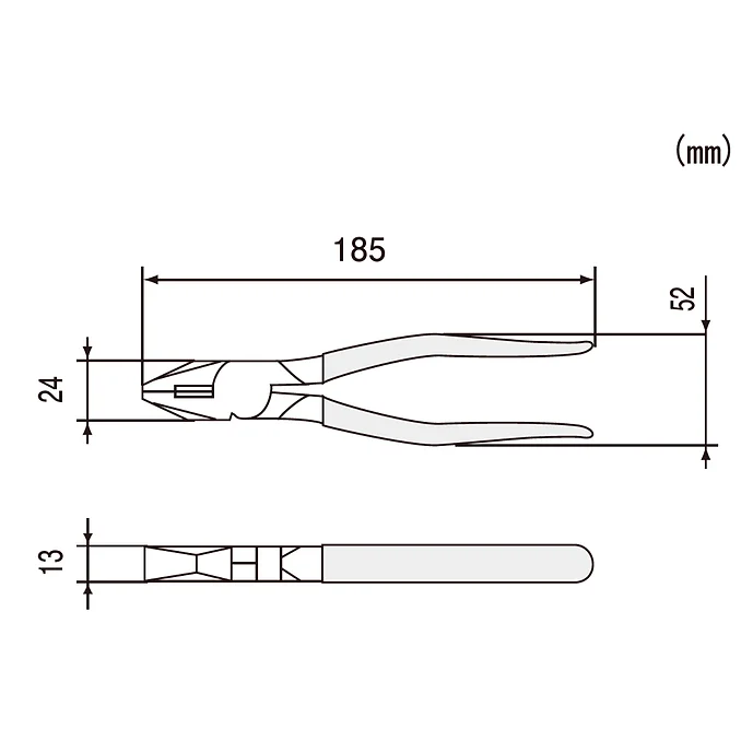 エンジニア　電工ペンチ１７５ｍｍ　PD-07
