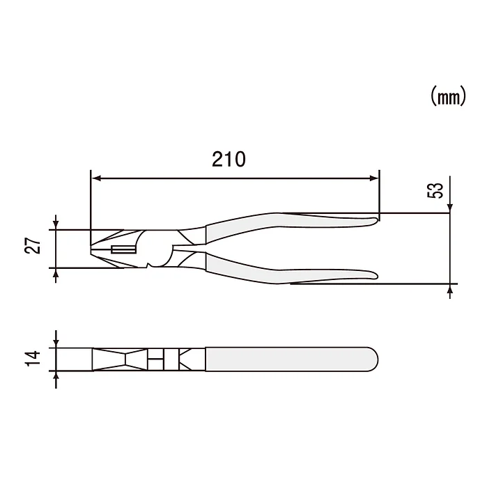 エンジニア　電工ペンチ２００ｍｍ　PD-08