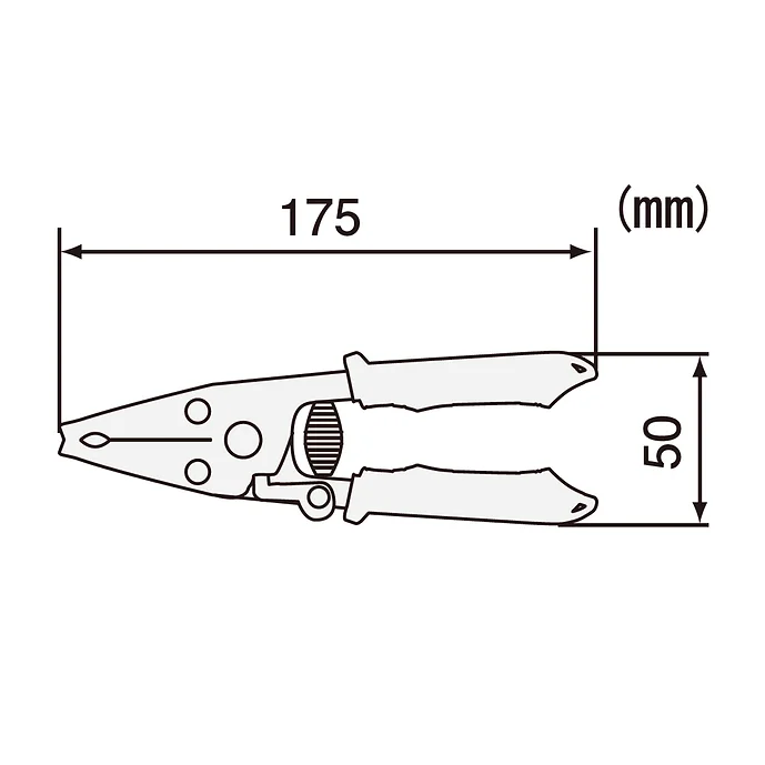 エンジニア　ワイヤーストリッパー　細線用　１７５ｍｍ　PA-06