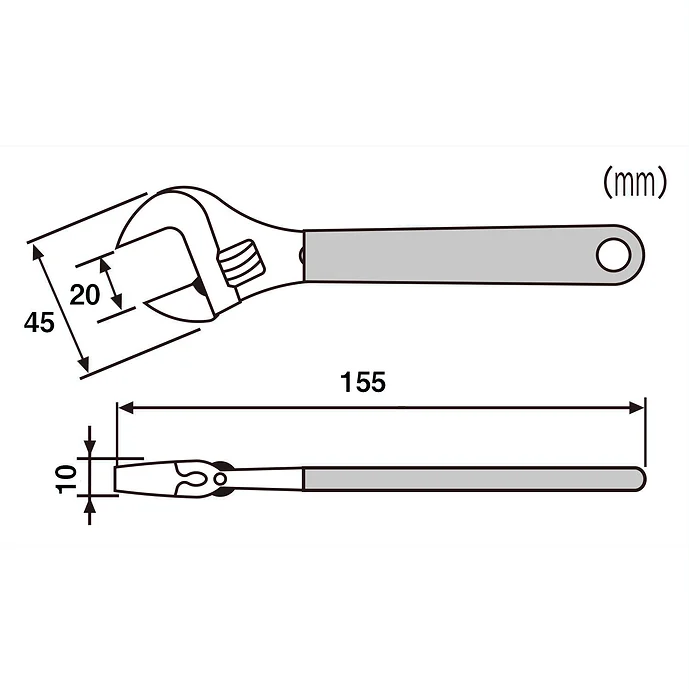 エンジニア　モンキーレンチ　１５０ｍｍ　TWM-01