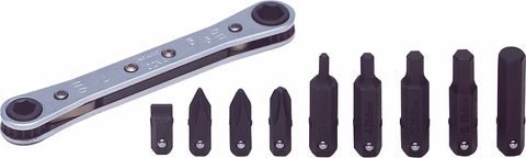 コーケン　ラチェットスパナセット10ヶ組　R810B