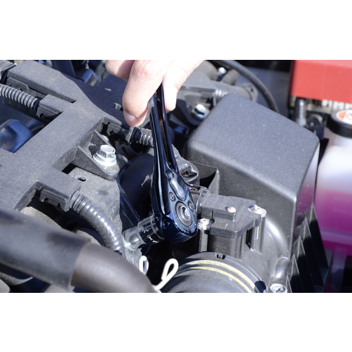 アサヒ ライツールラチェットハンドル3／8 イオンプレーティング