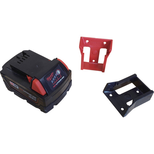 ステルスマウント　バッテリーマウントミルウォーキーＭ１８用（６個入り）ブラック　BM-MW18-BLK-6